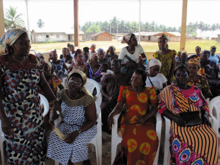 fundacion rode SISTEMA DE ABASTECIMIENTO DE AGUA POTABLE A LA POBLACIÓN Y A LA COOPERATIVA DE MUJERES PESCADORAS DE GRAND BÉRÉBY. COSTA DE MARFIL